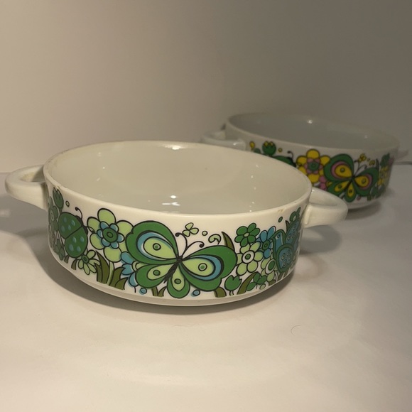 3 MCM Serving Bowls with Colorful; Buttefly,Floral. Lady bug. Sunflower Designs! - Picture 5 of 16